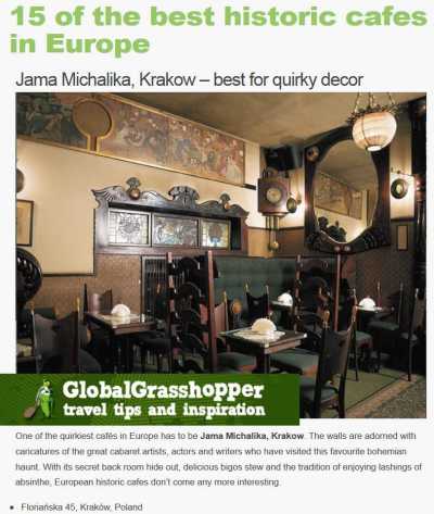 Jama Michalika nagroda Global Grasshopper